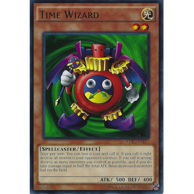 Time Wizard là con bài có năng lực khủng khiếp có thể tiêu diệt toàn bộ quái thú của đối thủ